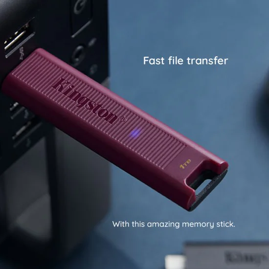 Memory Stick 256GB - Kingston DT DT Max (DTMAXA/256GB) - Червен