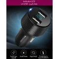 Зарядно за кола 2x USB 2x USB 18W, 3.4A - Yesido (Y31) - Черен