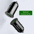Автоматично зарядно устройство QC3.0, FCP, AFC, 18W, 3A - Yesido (Y38) - черно