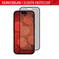 Протектор за iPhone 16 Plus - Displex Real Glass Privacy Full Cover - черен
