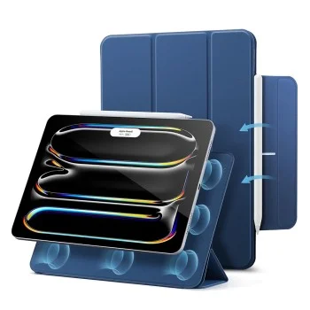 Калъф за iPad Pro 13 (2024) - ESR Rebound Magnetic - Navy Blue