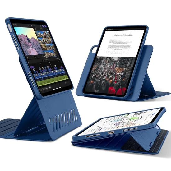 Калъф за iPad Air 4 (2020) / Air 5 (2022) / Air 11 (2024) - ESR Shift Magnetic - Син