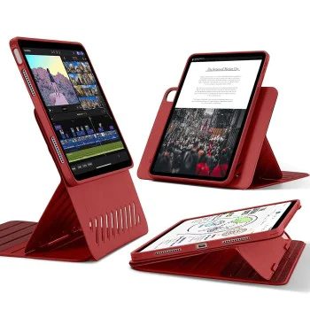 Калъф за iPad Air 4 (2020) / Air 5 (2022) / Air 11 (2024) - ESR Shift Magnetic - Червен