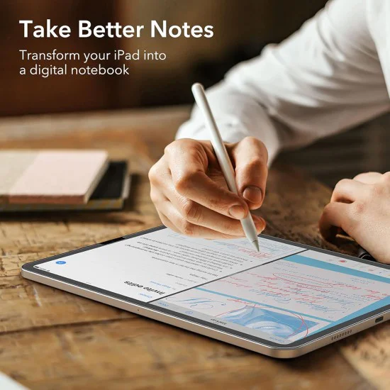 Протектор за iPad Pro 12.9 (2018 / 2020 / 2021 / 2022) / iPad Air 13 (2024) (комплект 2) - ESR Paper-Feel - Matte Clear