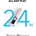 Bluetooth 5.4 безжични слушалки, шумопотискане, IP54, с микрофон - Anker SoundCore A30i (A3958G51) - розови