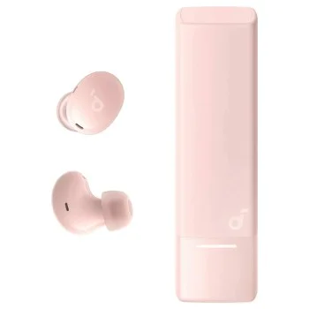 Bluetooth 5.4 безжични слушалки, шумопотискане, IP54, с микрофон - Anker SoundCore A30i (A3958G51) - розови