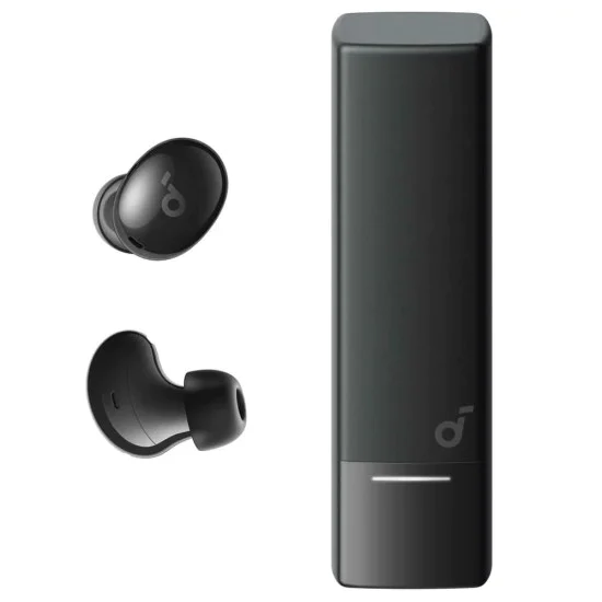 Bluetooth 5.4 безжични слушалки, шумопотискане, IP54, с микрофон - Anker SoundCore A30i (A3958G11) - черни