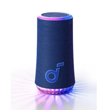 Преносим високоговорител 30W, IP67 - Anker SoundCore Glow (A3166G31) - син