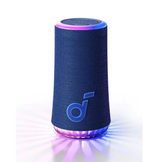 Преносим високоговорител 30W, IP67 - Anker SoundCore Glow (A3166G31) - син