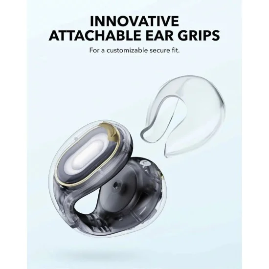 Bluetooth 5.3 безжични слушалки, Open-Ear, IPX4, намаляване на шума, микрофон - Anker SoundCore C30i (A3330G11) - черни