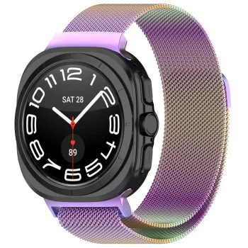 Каишка за Samsung Galaxy Watch Ultra 47 мм - Каишка за часовник 35 мм (W009) - Лилав