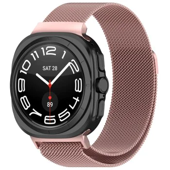 Каишка за Samsung Galaxy Watch Ultra 47 мм - Каишка за часовник 35 мм (W009) - Розов