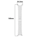 Каишка за Samsung Galaxy Watch Ultra 47mm - Каишка за часовник 35mm (W010) - Черна
