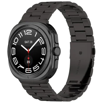 Каишка за Samsung Galaxy Watch Ultra 47mm - Каишка за часовник 35mm (W010) - Черна
