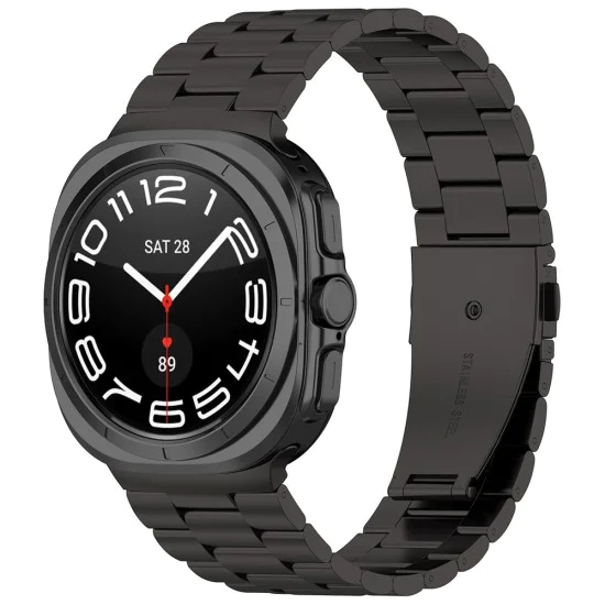 Каишка за Samsung Galaxy Watch Ultra 47mm - Каишка за часовник 35mm (W010) - Черна