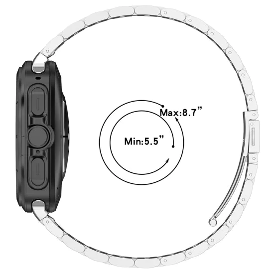 Каишка за Samsung Galaxy Watch Ultra 47 мм - Каишка за часовник 35 мм (W010) - Розов