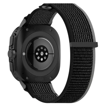 Каишка за Samsung Galaxy Watch Ultra 47mm - Каишка за часовник (W054) - Сива / Черна