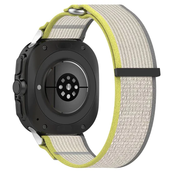 Каишка за Samsung Galaxy Watch Ultra 47 мм - Каишка за часовник (W054) - Жълто / Сиво