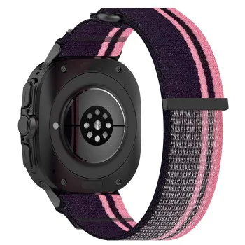 Каишка за Samsung Galaxy Watch Ultra 47mm - Каишка за часовник (W054) - розово / черно