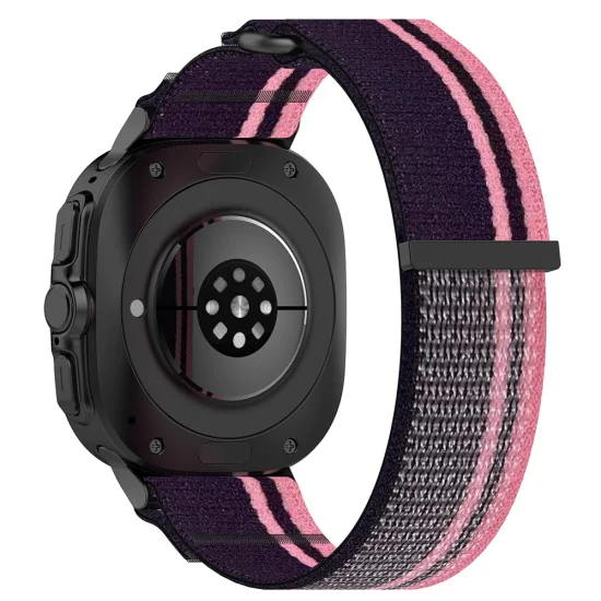 Каишка за Samsung Galaxy Watch Ultra 47mm - Каишка за часовник (W054) - розово / черно