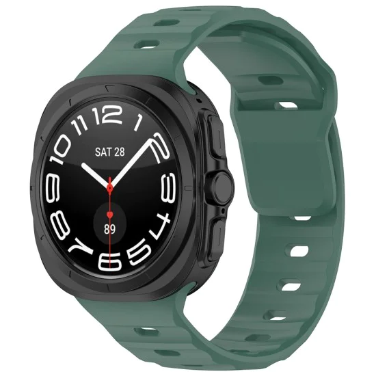 Каишка за Samsung Galaxy Watch Ultra 47mm - Каишка за часовник (W055) - Тъмно зелена