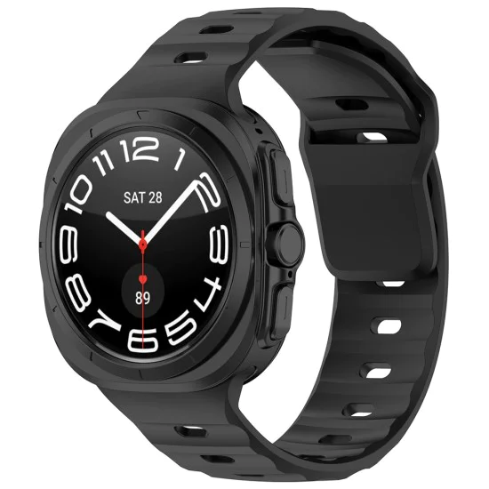 Каишка за Samsung Galaxy Watch Ultra 47mm - Каишка за часовник (W055) - Черна