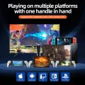 Bluetooth безжичен контролер за телефон, таблет, суич/PS4, 400mAh - (BSP-D9) - бял
