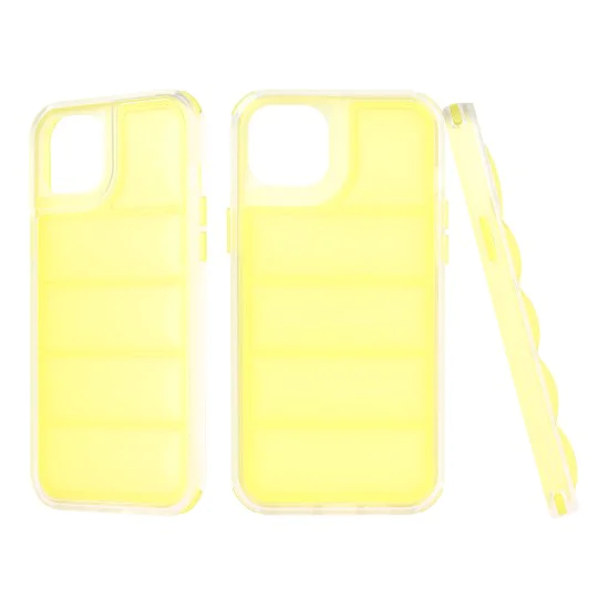 Калъф за iPhone 15 Plus - Wave Shield - Жълт