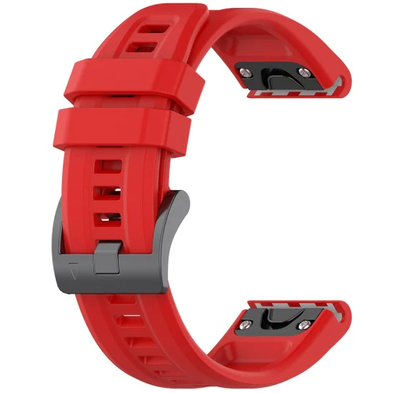 Каишка за Instinct 2S/2S Solar/Approach S70 42mm/fenix 7S Pro Sapphire Solar - Каишка за часовник QuickFit 20mm (W060) - Червен
