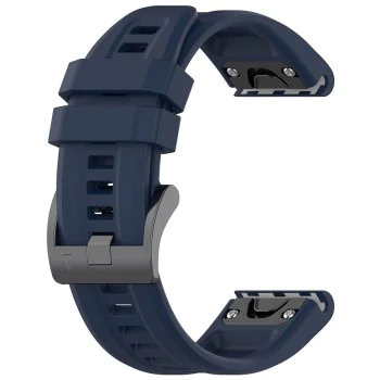 Каишка за Garmin Fenix ​​3/3 HR/5X/5X Plus/6X/6X Pro/7X/7X Pro Solar - Каишка за часовник QuickFit 26 мм (W060) - Тъмносин
