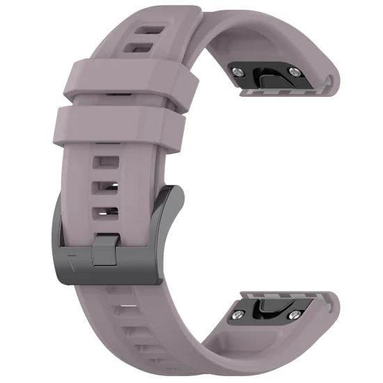 Каишка за Garmin Fenix ​​3/3 HR/5X/5X Plus/6X/6X Pro/7X/7X Pro Solar - Каишка за часовник QuickFit 26mm (W060) - Лилав