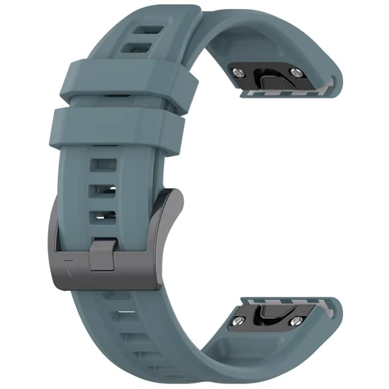 Каишка за Garmin Fenix ​​3/3 HR/5X/5X Plus/6X/6X Pro/7X/7X Pro Solar - Каишка за часовник QuickFit 26mm (W060) - Синьозелен