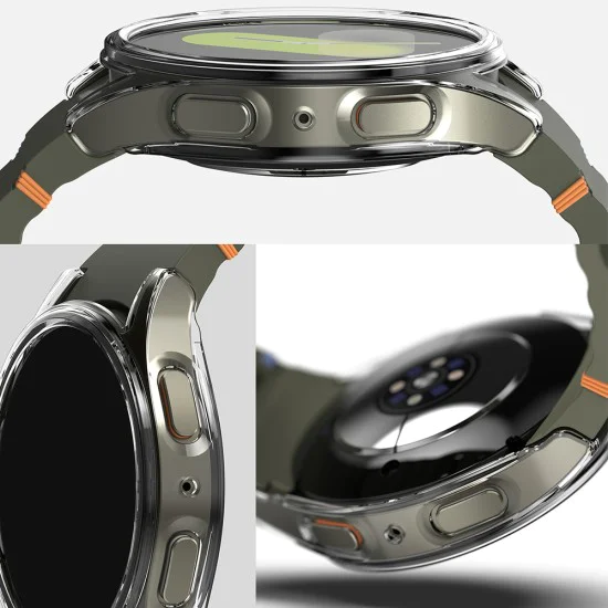 Протектор за Samsung Galaxy Watch7 40mm + Протектор - Ringke Slim - Clear