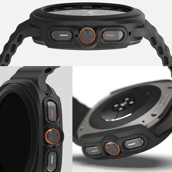 Протектор за Samsung Galaxy Watch Ultra 47 мм + Протектор - Ringke Slim - черен мат