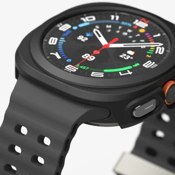Протектор за Samsung Galaxy Watch Ultra 47 мм + Протектор - Ringke Slim - черен мат