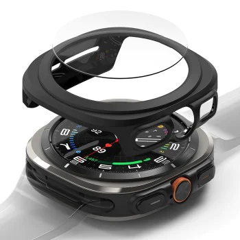 Протектор за Samsung Galaxy Watch Ultra 47 мм + Протектор - Ringke Slim - черен мат