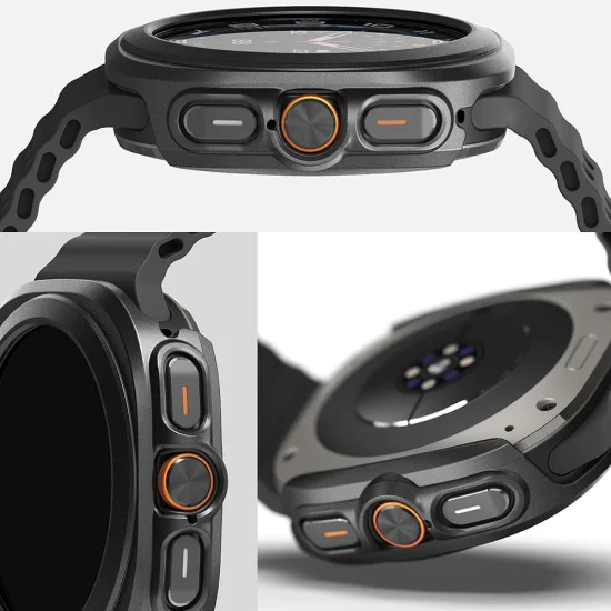 Протектор за Samsung Galaxy Watch Ultra 47mm + Протектор - Ringke Slim - Titanium Black