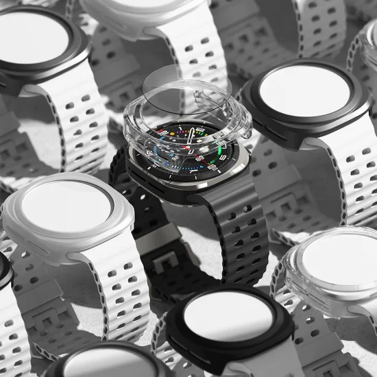 Протектор за Samsung Galaxy Watch Ultra 47mm + Протектор - Ringke Slim - Titanium Black