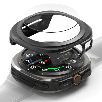 Протектор за Samsung Galaxy Watch Ultra 47mm + Протектор - Ringke Slim - Titanium Black