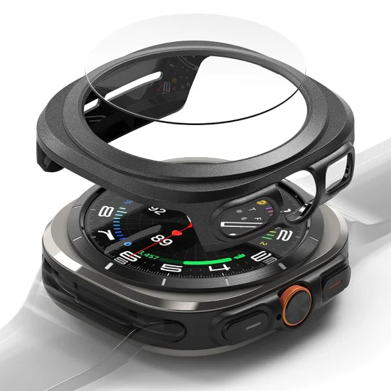 Протектор за Samsung Galaxy Watch Ultra 47mm + Протектор - Ringke Slim - Titanium Black