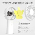 Преносим вентилатор 4000mAh - JisuLife (FA20X) - бял