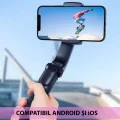 Bluetooth селфи стик Gimbal Stabil Stabilizer, 54cm - Spigen Монтаж за статив и Gimbal Stabilizer (S610W) - черен