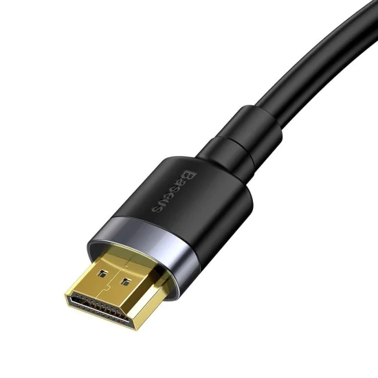 Baseus - Видео кабел Cafule (CADKLF-G01) - HDMI към HDMI, 4K, 3 м - Черен