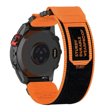 Каишка за Garmin Fenix ​​5/5 Plus 6/6 Pro/7/Forerunner 935/945/955/Approach S60/S62 - Каишка за часовник QuickFit (W057) - Оранжев