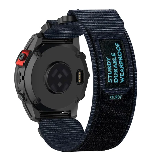 Каишка за Garmin Fenix ​​5/5 Plus 6/6 Pro/7/Forerunner 935/945/955/Approach S60/S62 - Каишка за часовник QuickFit (W057) - Navy Blue