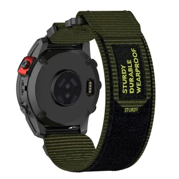 Каишка за Garmin Fenix ​​5/5 Plus 6/6 Pro/7/Forerunner 935/945/955/Approach S60/S62 - Каишка за часовник QuickFit (W057) - Зелен
