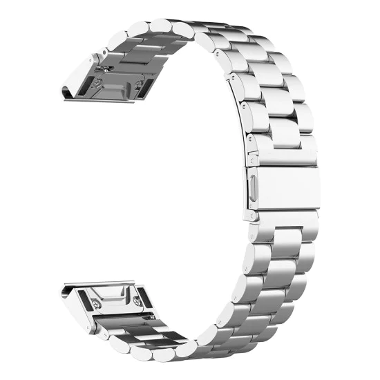 Каишка за Instinct 2S/2S Solar/Approach S70 42mm/fenix 7S Pro Sapphire Solar - Каишка за часовник QuickFit 20mm (W010) - Сребрист