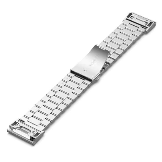 Каишка за Instinct 2S/2S Solar/Approach S70 42mm/fenix 7S Pro Sapphire Solar - Каишка за часовник QuickFit 20mm (W010) - Сребрист