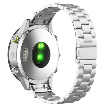 Каишка за часовник за Garmin Fenix ​​5/5 Plus 6/6 Pro/7/Forerunner 935/945/955/Approach S60/S62 - Каишка за часовник QuickFit 22mm (W010) - Сребрист