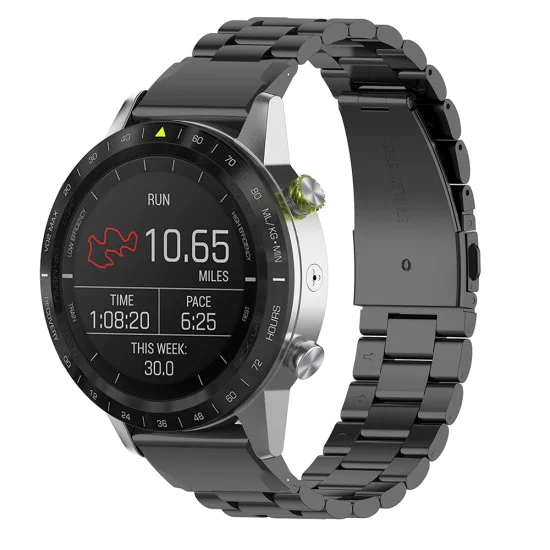 Каишка за часовник за Garmin Fenix ​​5/5 Plus 6/6 Pro/7/Forerunner 935/945/955/Approach S60/S62 - Каишка за часовник QuickFit 22mm (W010) - Черна
